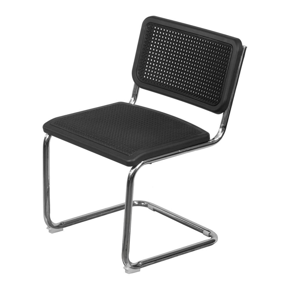 Cadeira para Sala de Jantar Sem Braço Cesca Preto