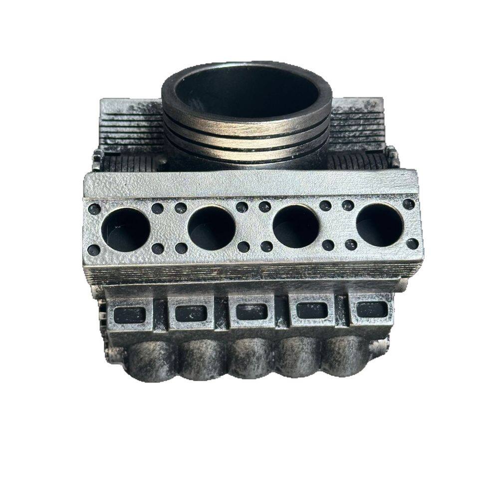 Porta-canetas Engine Block V8/V6 Design Resin 17x14x12cm