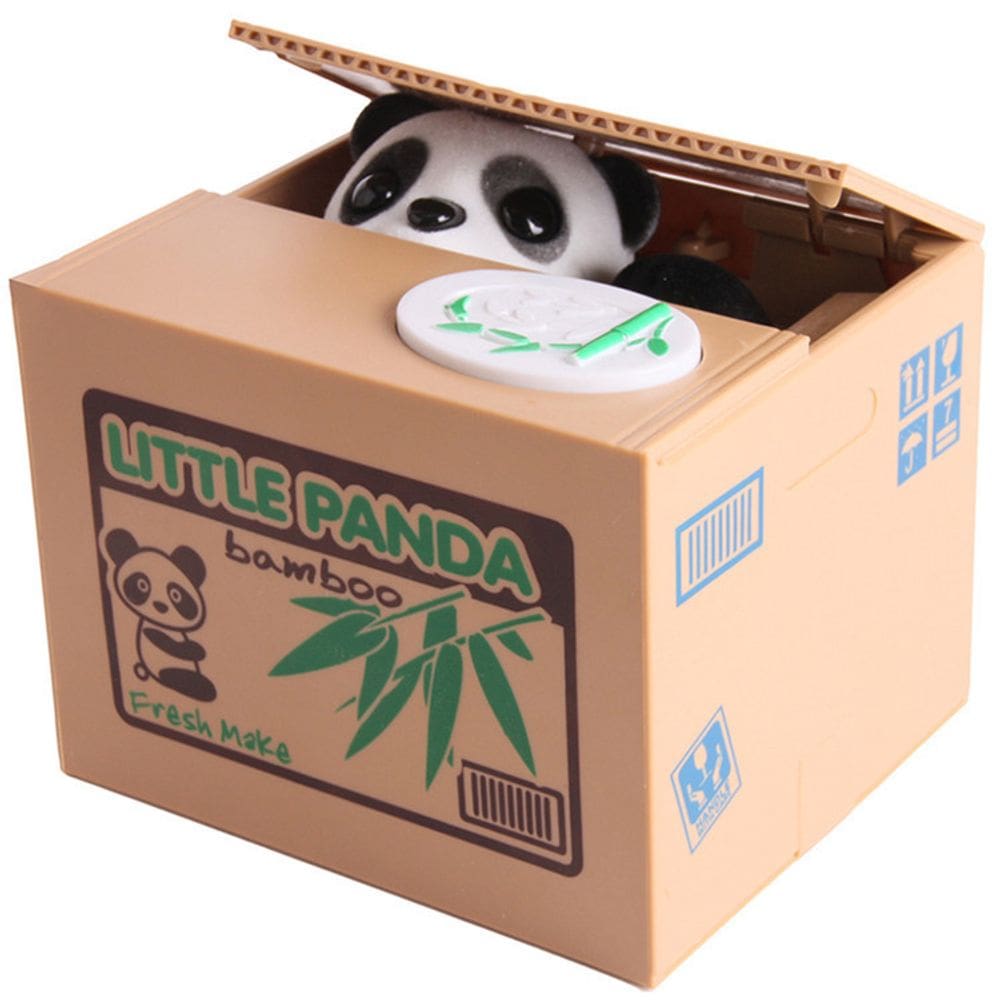Coin Bank Little Panda Home Cofrinho para crianças