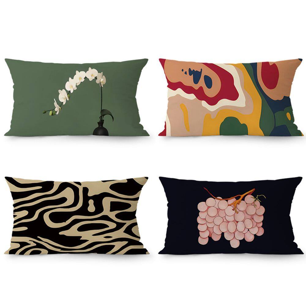 Conjunto de capas de almofada Modern Abstract Elegant Orchid x4 40x60cm