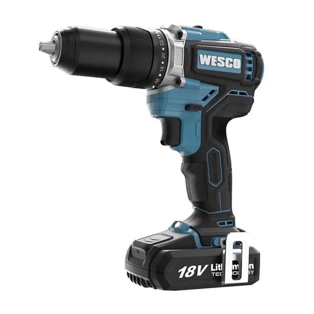 Furadeira Parafusadeira De Impacto 1-2 Bateria 18v Wesco Ws2319