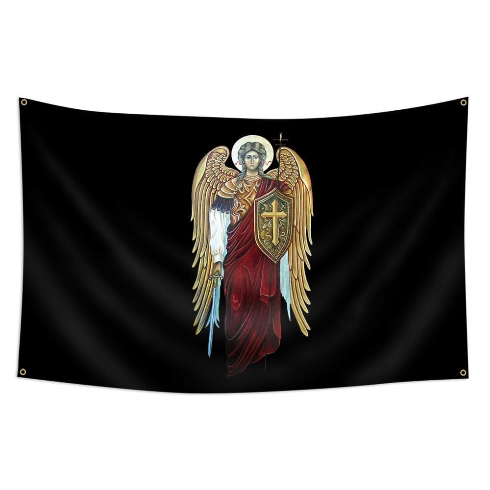 Bandeira Arcanjo Miguel Bandeira de Poliéster 90x150cm