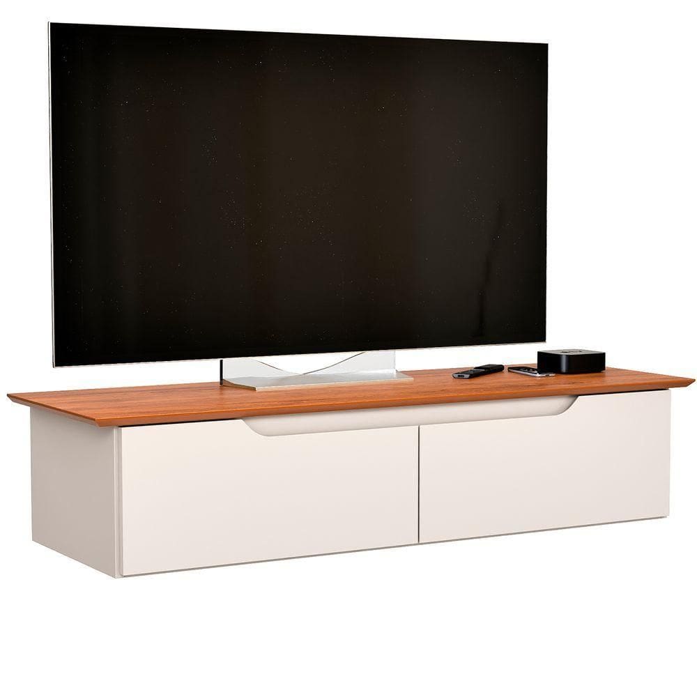 Rack Suspenso Flow Off White Com Freijo