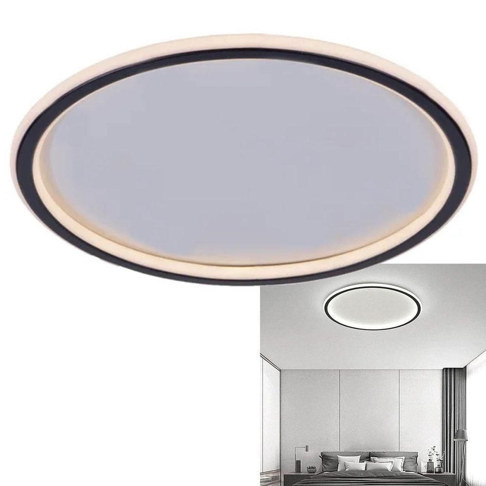 Luminaria Led Paflon 3 Tons Sobrepor Teto Iluminaçao Decoraçao Sala Estar Casa Quarto Loja Empresa Comercio