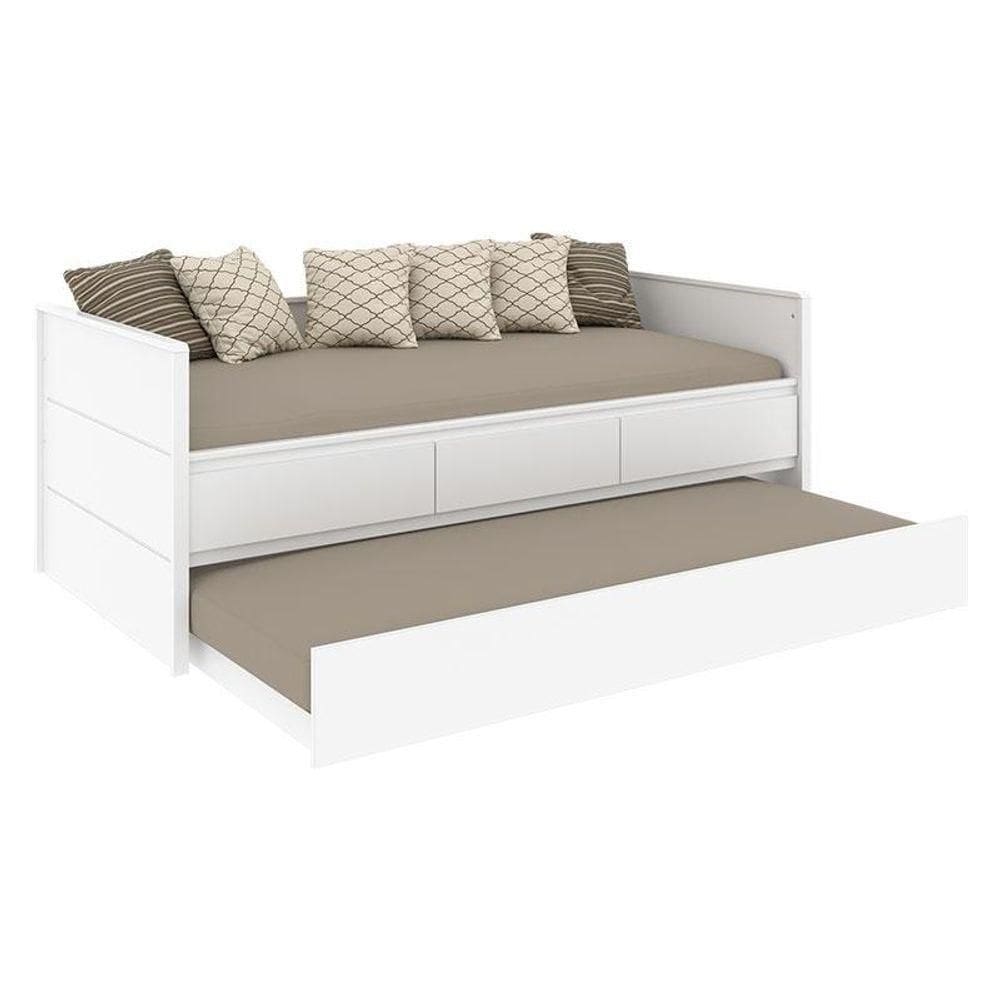 Bicama Babá Lais Branco Acetinado - Carolina