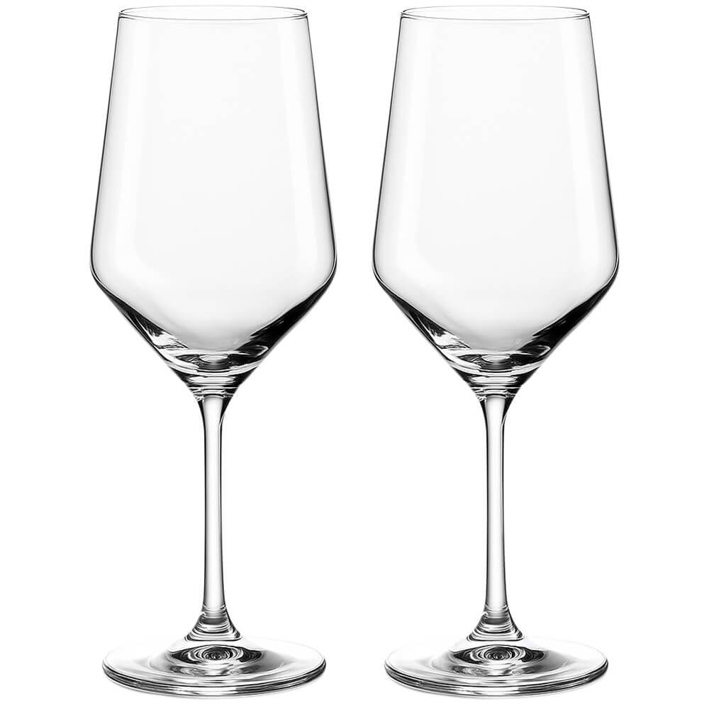 Jogo de Taças de Vinho de Cristal com Titânio Mendoza 540mL 2 peças - Seu Lar