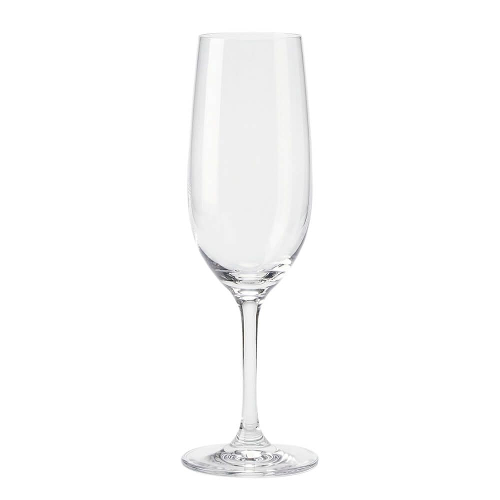 Taça de Champanhe de Cristal com Titânio Dom Paris 235ml 1 peça - Seu Lar