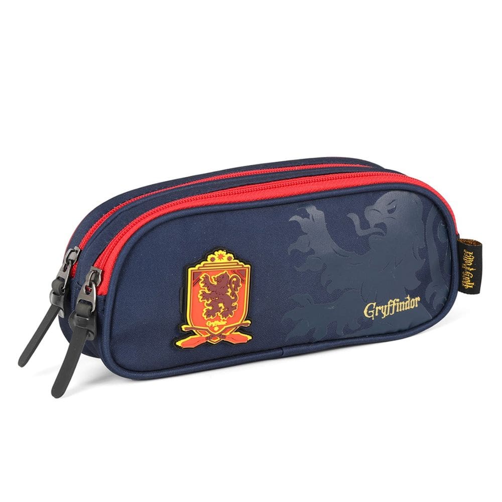 Estojo Reforçado Harry Potter Escolar Grande Azul Disney