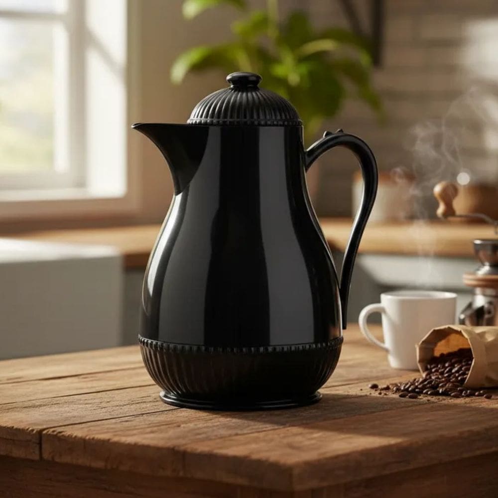 Garrafa Térmica Para Café Chá Preta 700ml Lumini