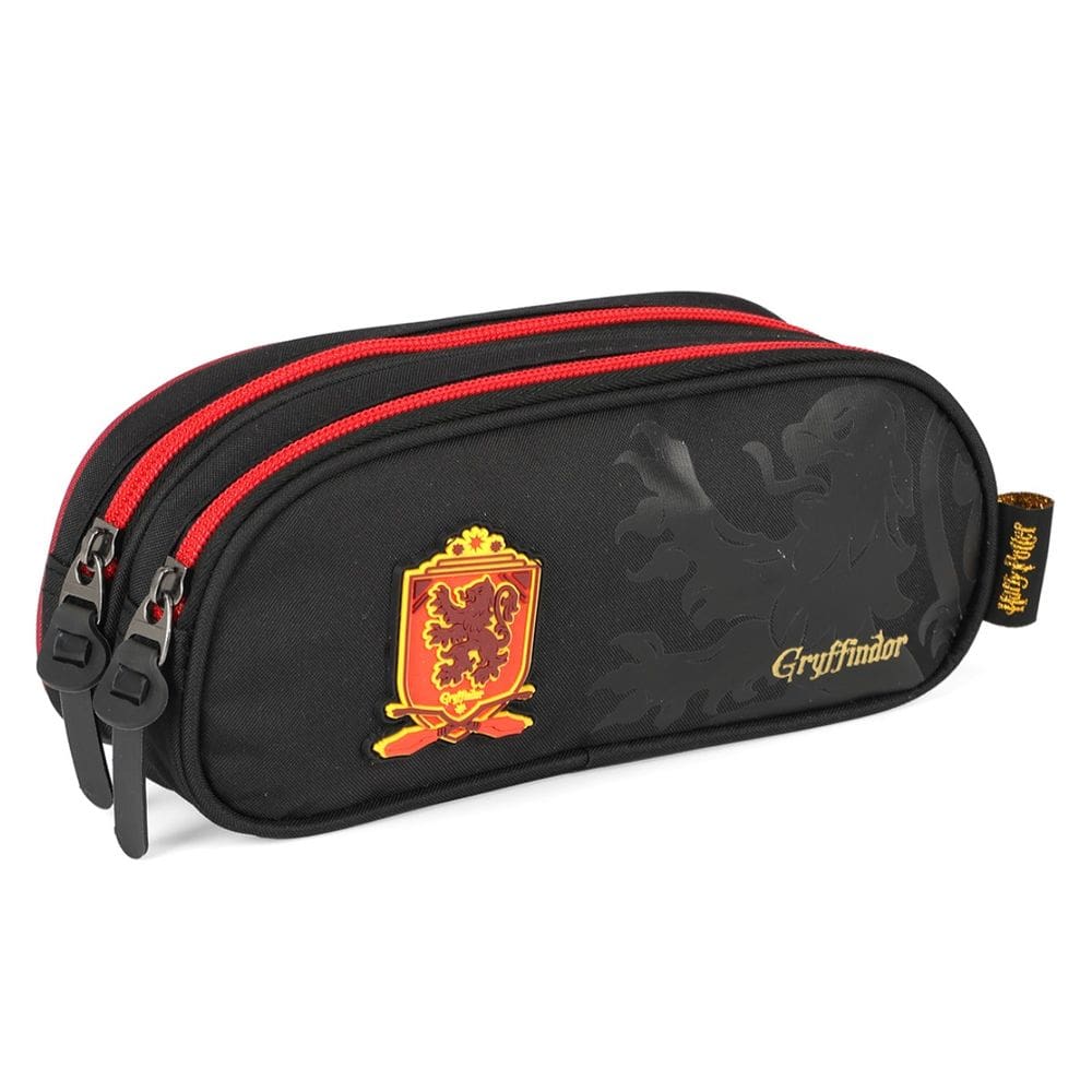 Estojo Reforçado Harry Potter Escolar Grande Preto Disney