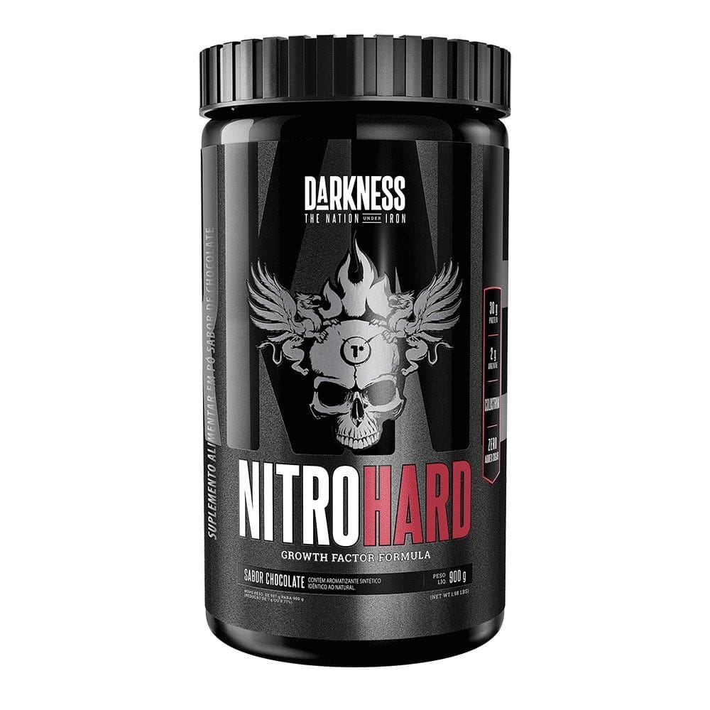 Whey Protein Darkness Nitrohard Baunilha 900g Pote