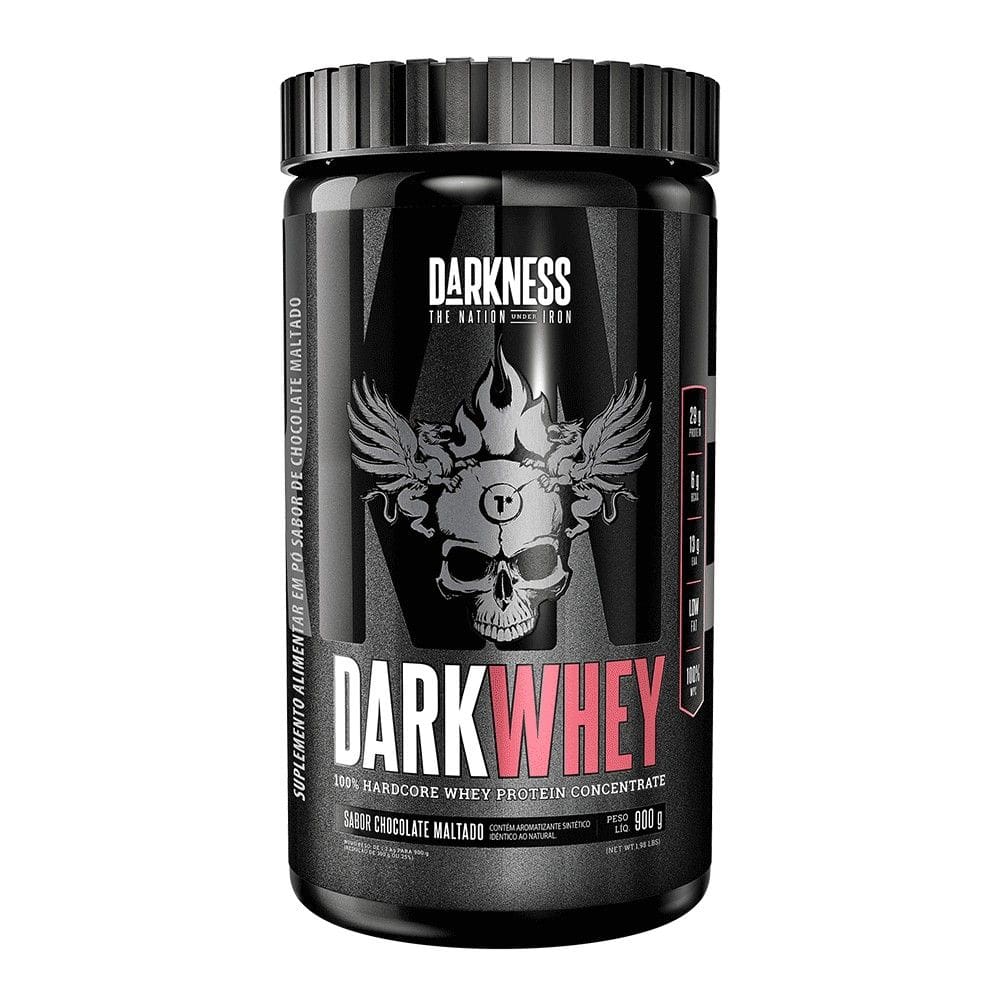 Whey Protein Concentrado Darkness Dark Whey 100% 900g Pote