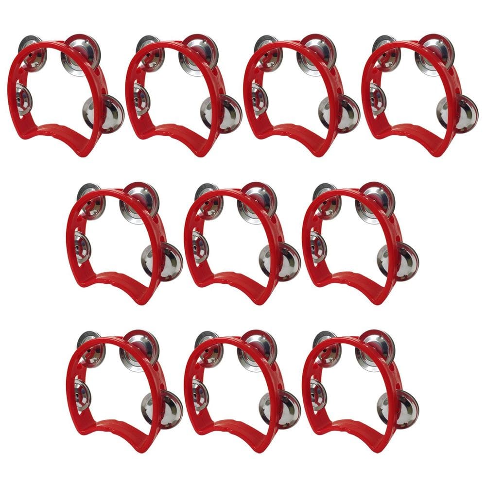 Kit 20 Pandeiros Meia Lua Infantil Vermelho New York