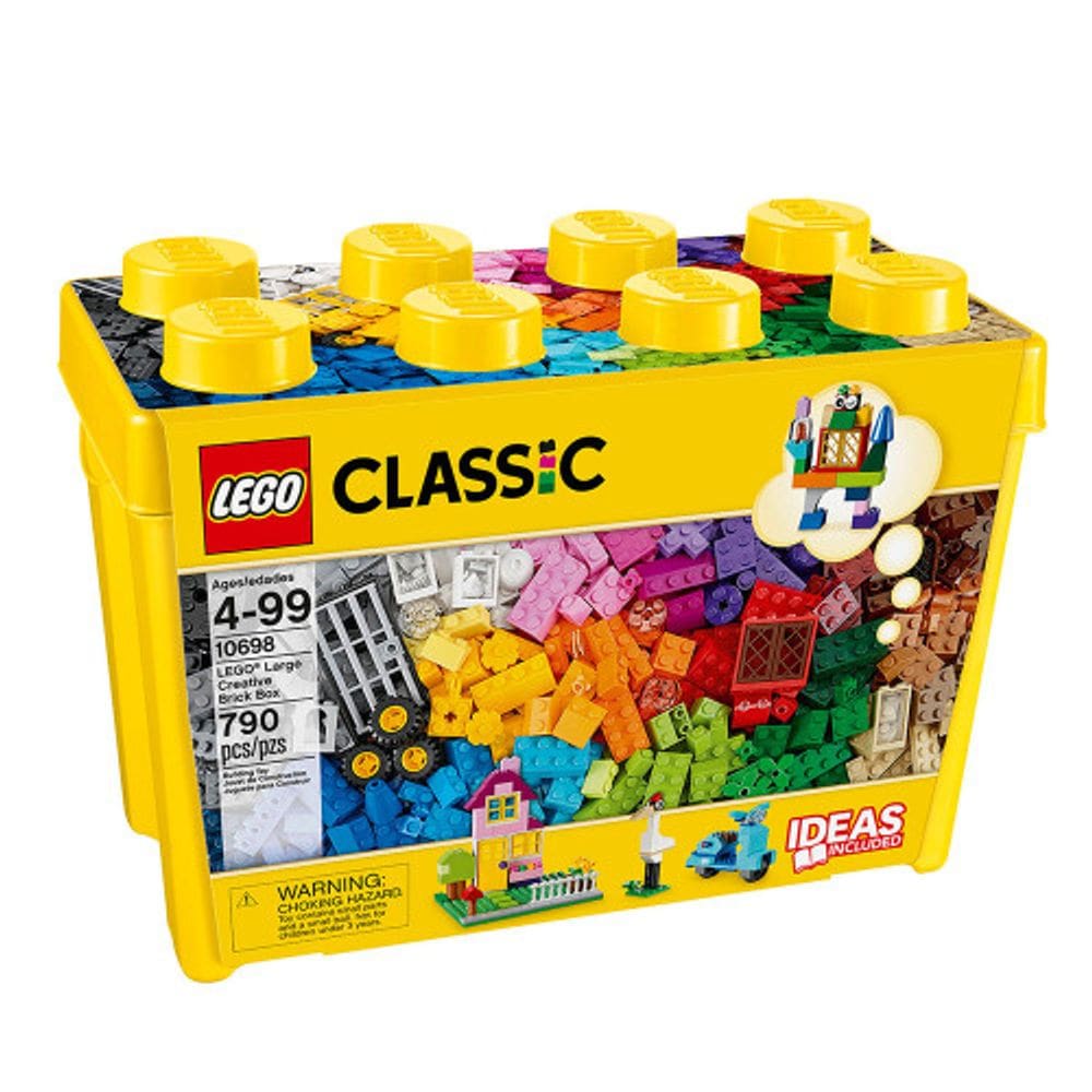 Blocos de Montar LEGO Caixa Grande de Peças Criativas Classic 790 Peças 10698