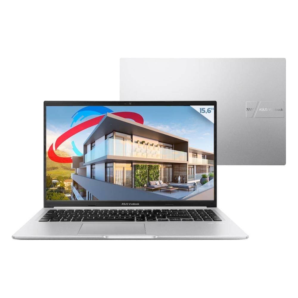 Notebook Asus Vivobook 15 - Ryzen 7 5825U, RAM 16GB, 1TB SSD, Tela 15,6 Full HD Linux - Cool Silver