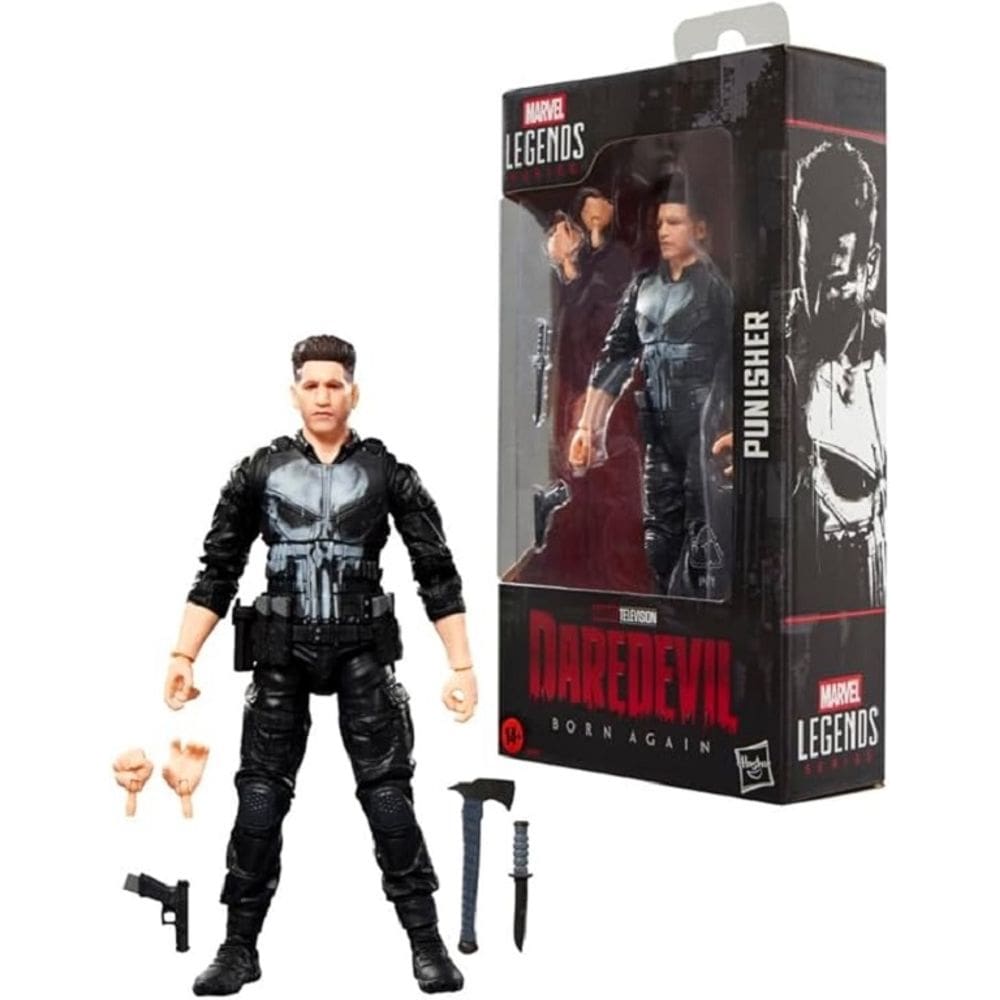 Marvel Legends Series O Justiceiro Frank Castle - Daredevil: Born Again Punisher - Hasbro