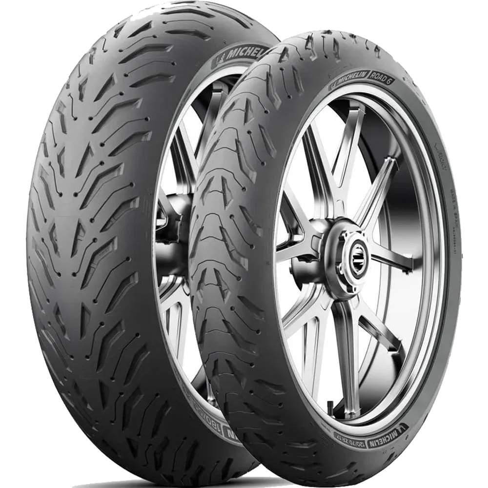 Par Pneus Xj6 Cb 500f 120/70r17 + 160/60r17 Road 6 Michelin