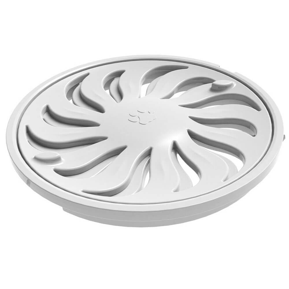 Ralo Grelha Abre e Fecha Redonda Branca - DN100 - 27505708 - TIGRE