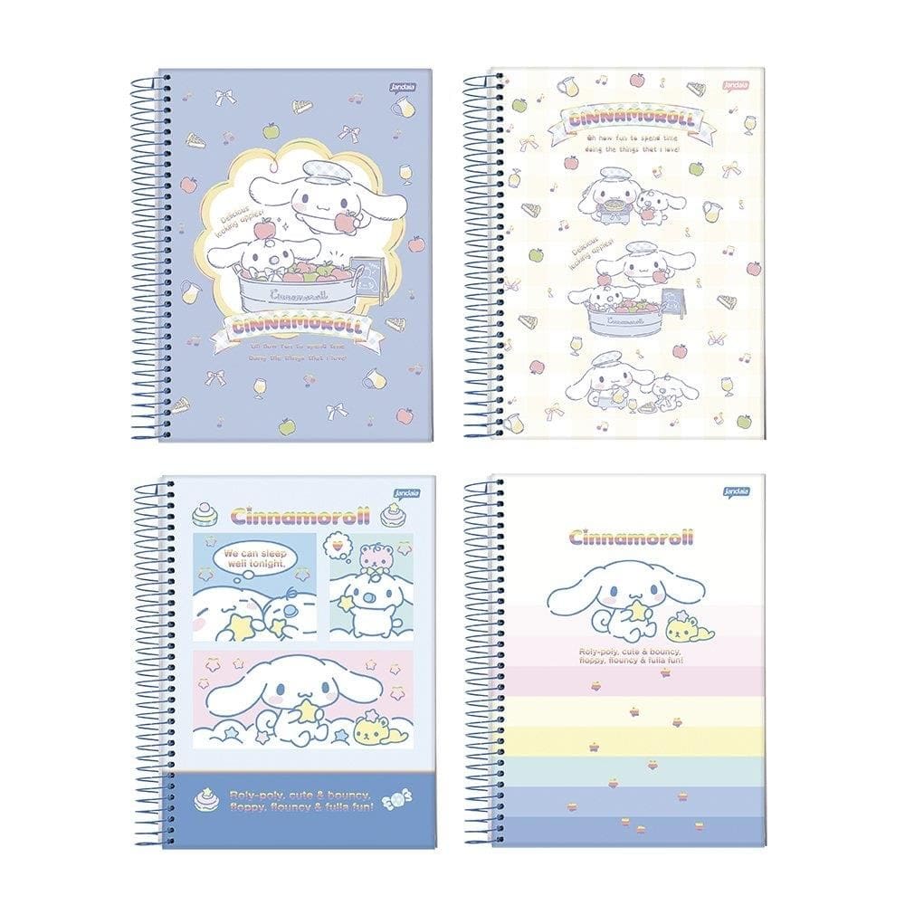 Cad.Espiral Univ.C.Dura 01M Jandaia Cinnamonroll 4X80fls