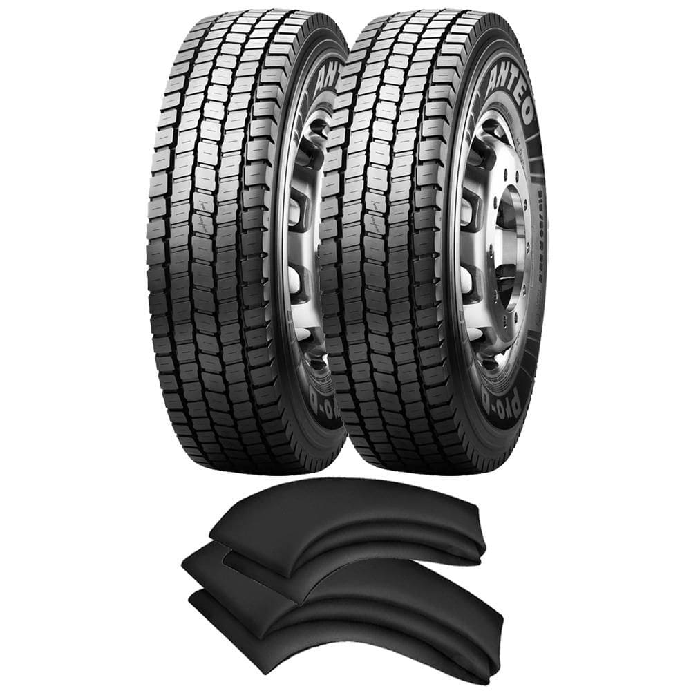 Kit 2 Pneus 295/80r22.5 152/148m Pro D Anteo Pirelli + 2 Camaras