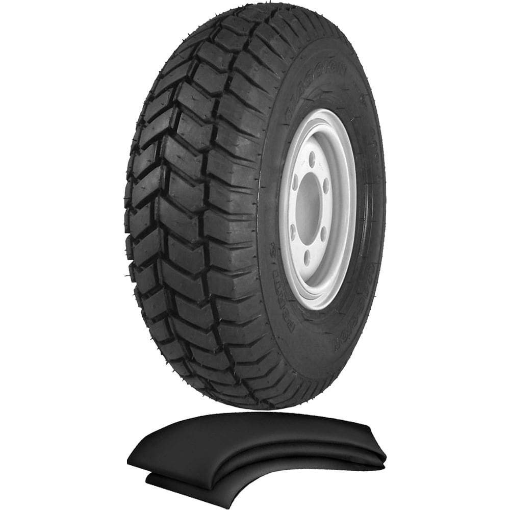 Kit Pneu 400-8 Forti 2Maggion + Camara Empilhadeiras Carrinhos De Baixa Velocidade