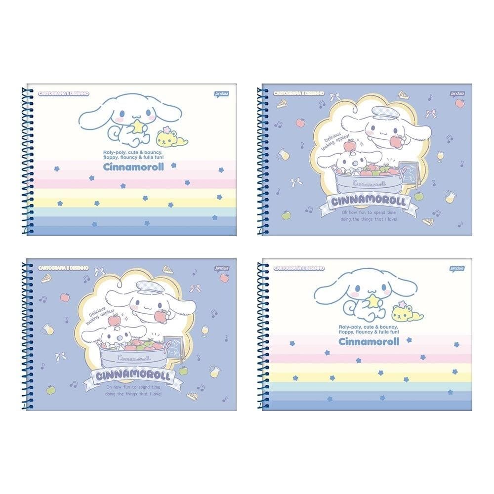 Cad.Cartografia Espiral C.Dura Jandaia Cinnamonroll 4X40fls