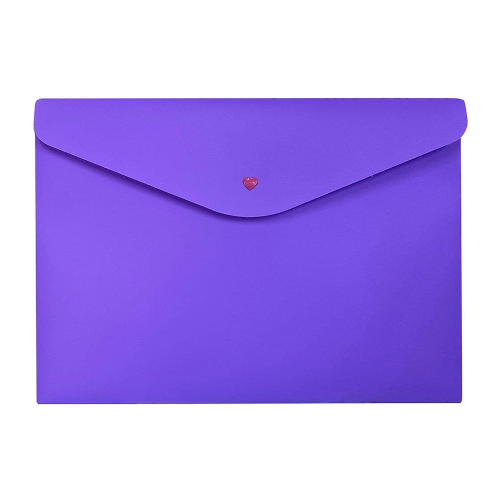 Envelope A4 Dello com Botão Full Color Roxo