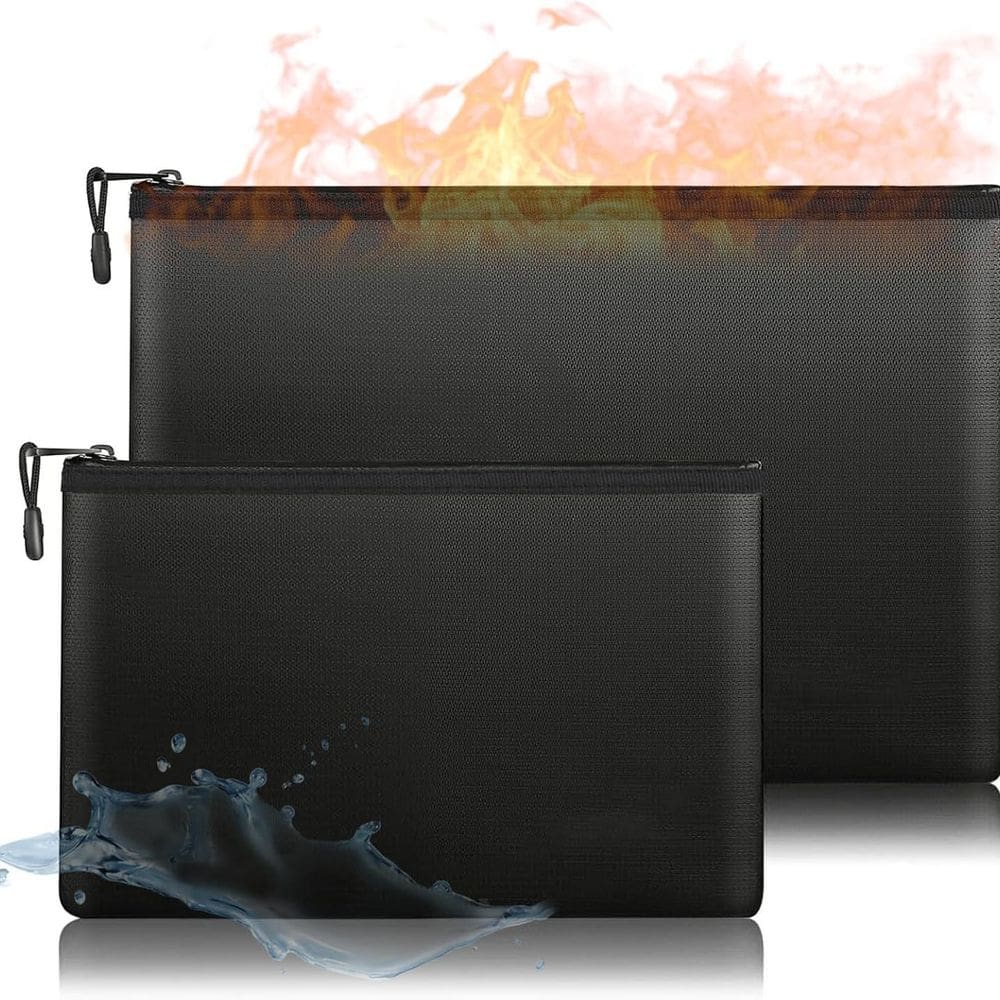 Sacos de carteira impermeáveis à prova de fogo para armazenamento de documentos