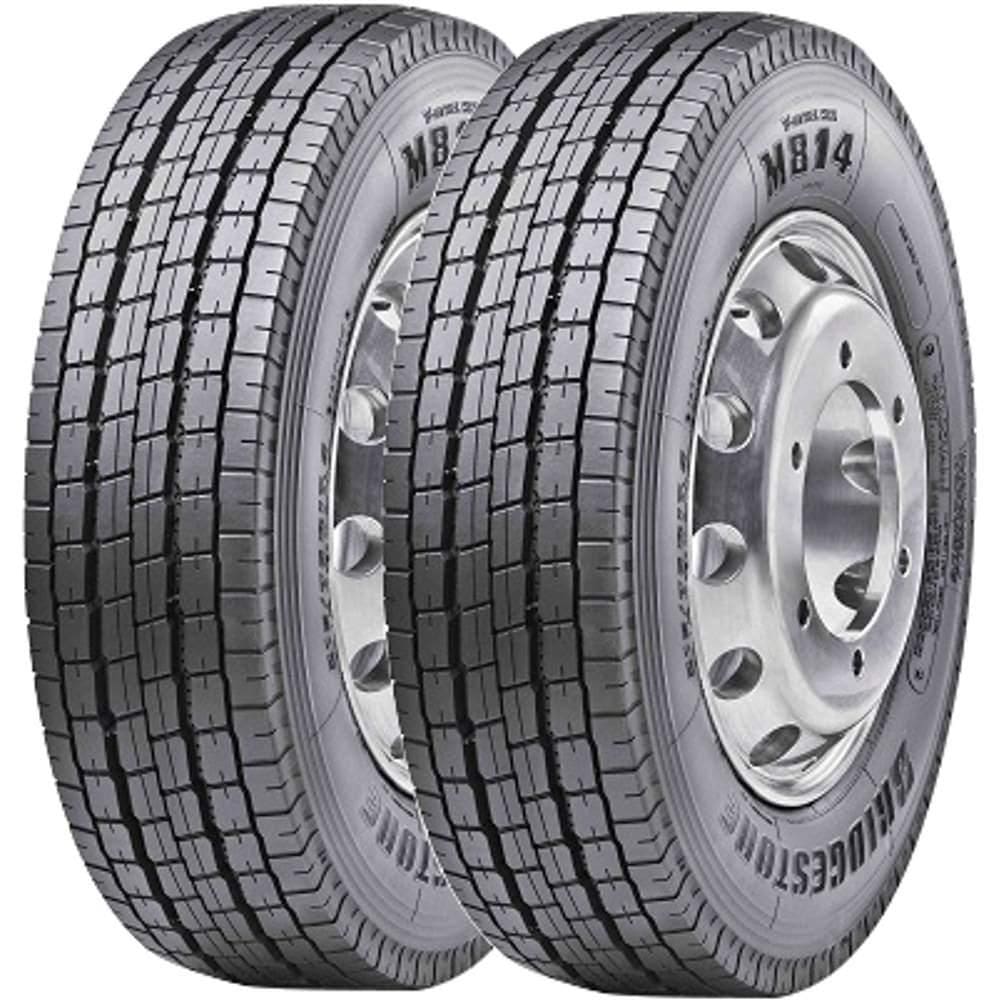 Combo 2 Pneus 215/75r17,5 126/124m M814 Bridgestone