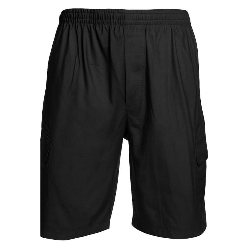 Bermuda Masculina Sarja Com Elástico Branca Plus Size