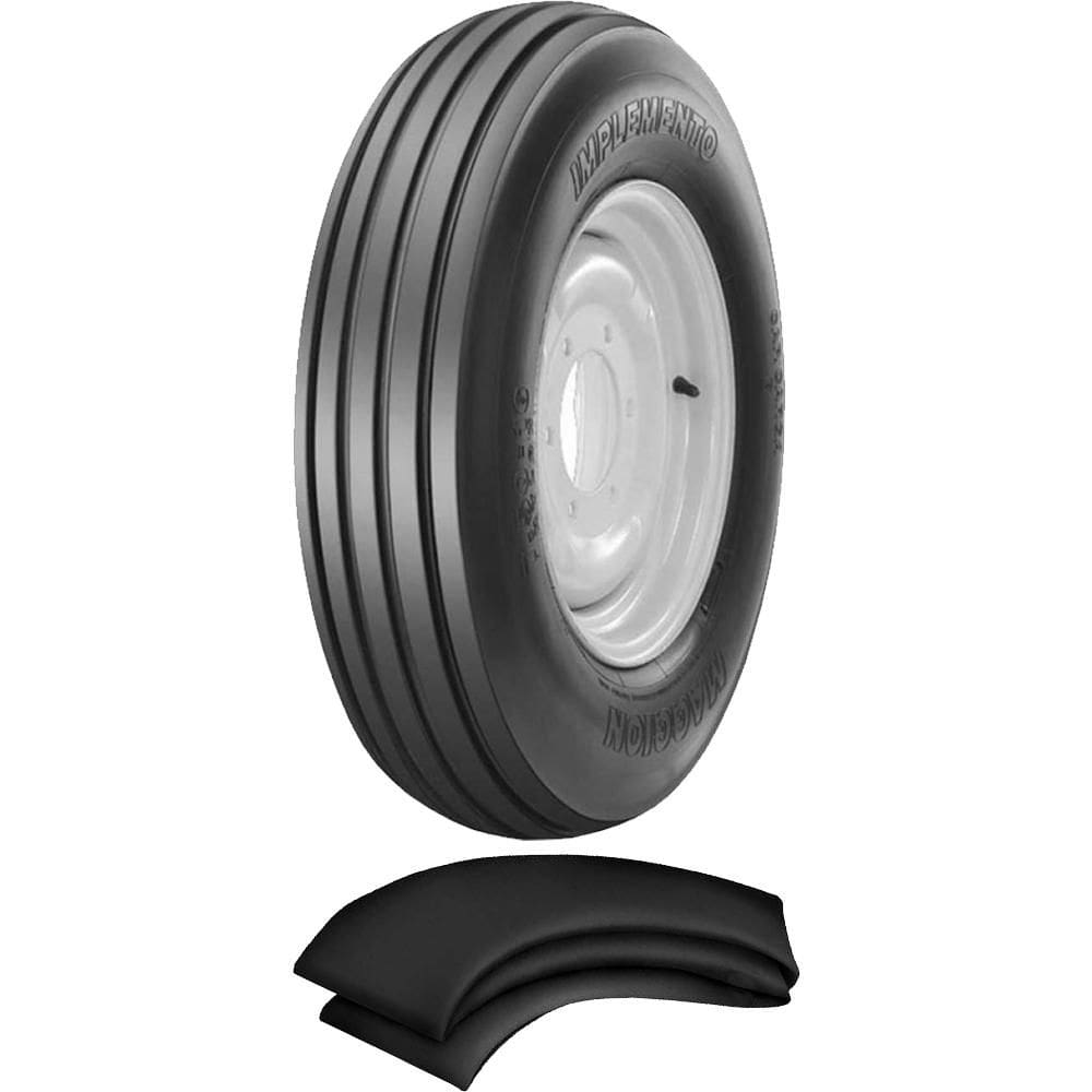 Kit Pneu Semeadora Trator Adubador 650-16 08 Lonas Implemento Maggion + Camara