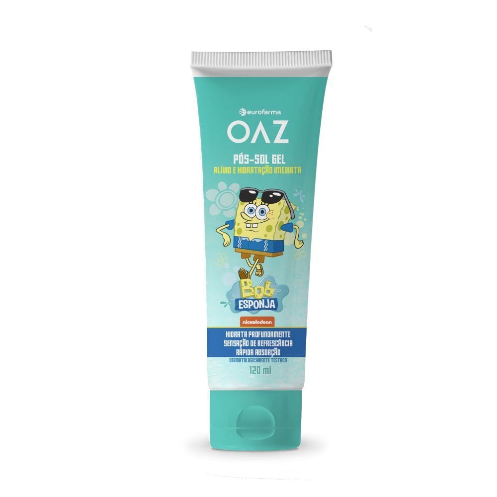 Pós Sol OAZ em Gel Bob Esponja 120ml