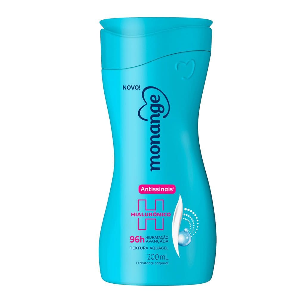 Loção Hidratante Monange Antissinais com Ácido Hialurônico 200ml