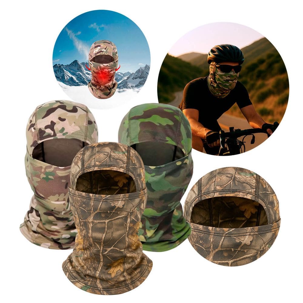 Máscara Protetora Solar Multifuncional Térmica [Camuflado]