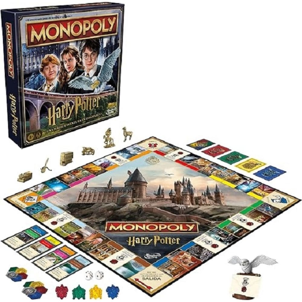 Monopoly Harry Potter - Jogo de tabuleiro Edition Aventura  Magica Hogwarts – Hasbro