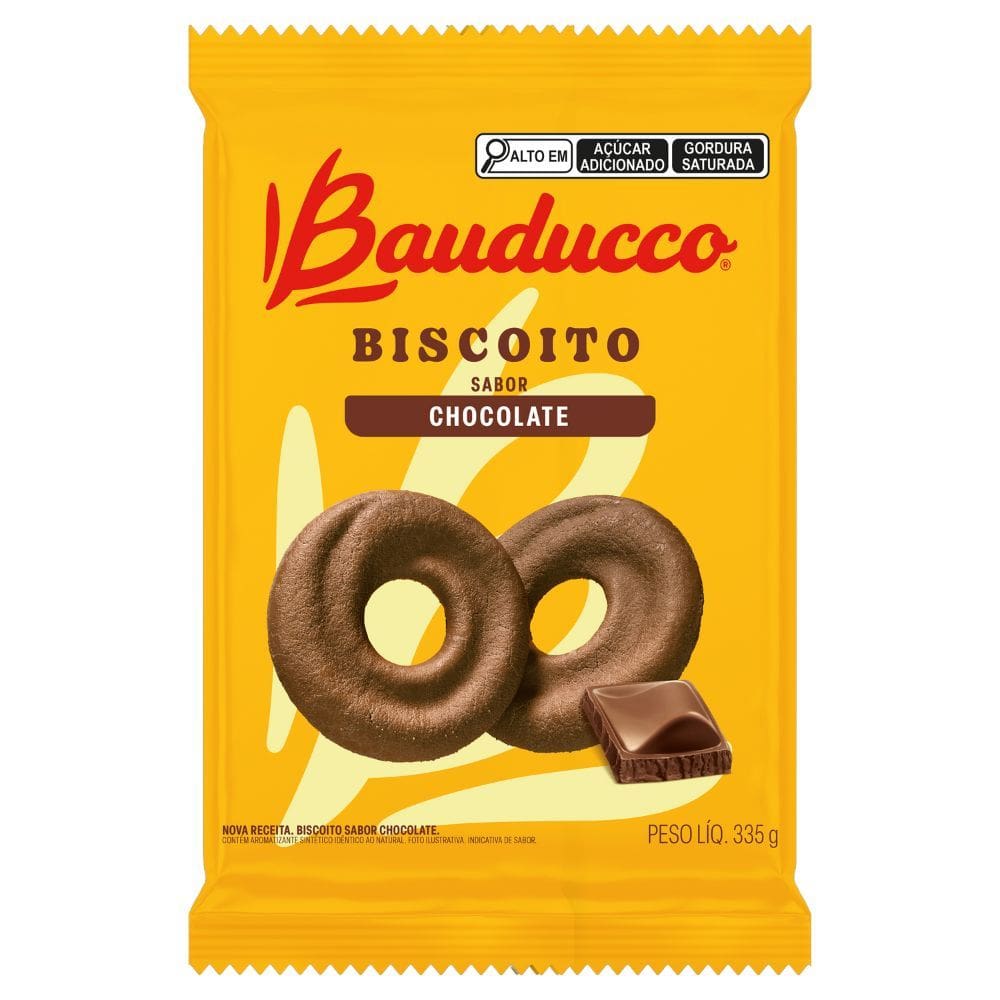 Biscoito Bauducco Sabor Chocolate 335g