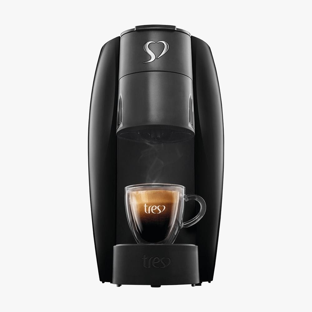 Cafeteira 3 corações Espresso LOV 1250W Automática Preta 220V