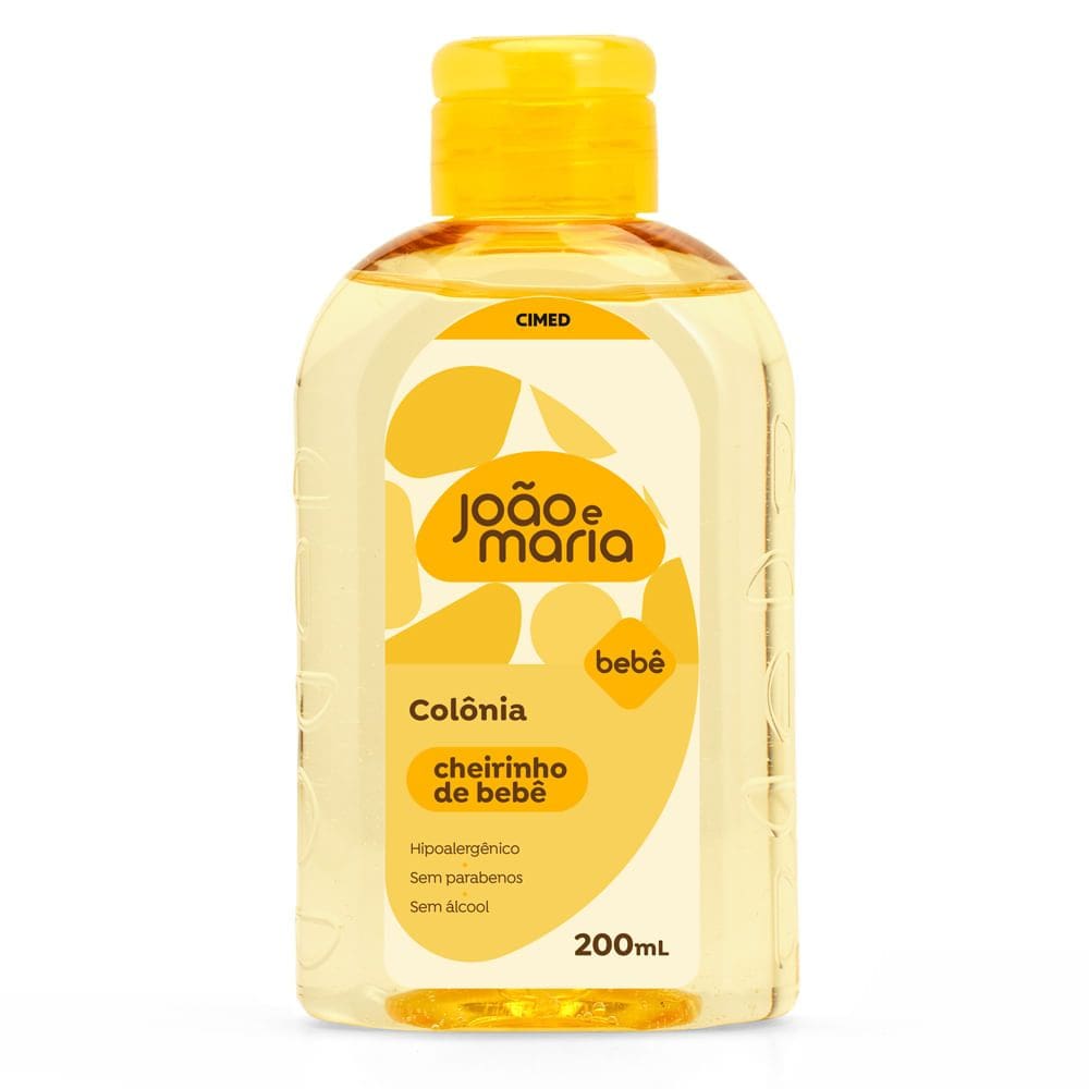 Colônia João e Maria Bebê Cheirinho de Bebê 200ml