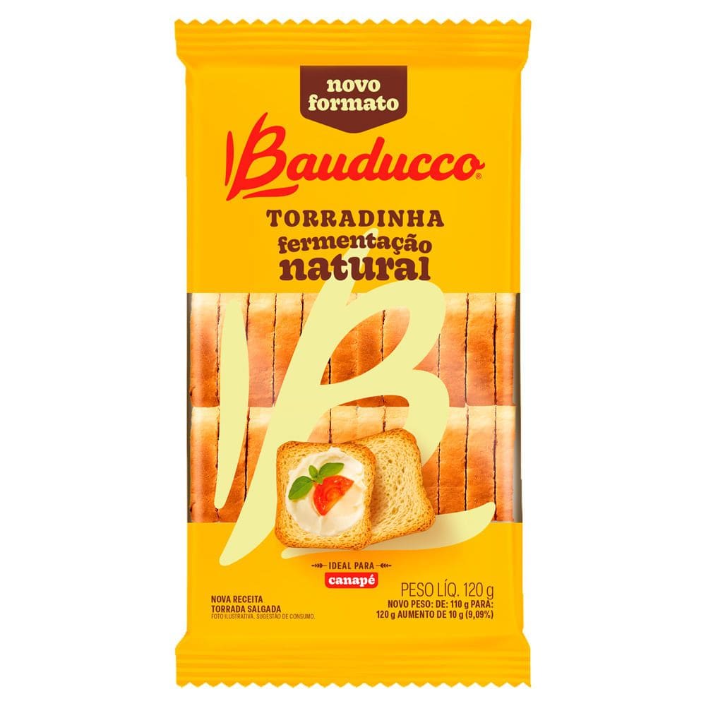 Torradinha Bauducco Salgada Tipo Canape 120g