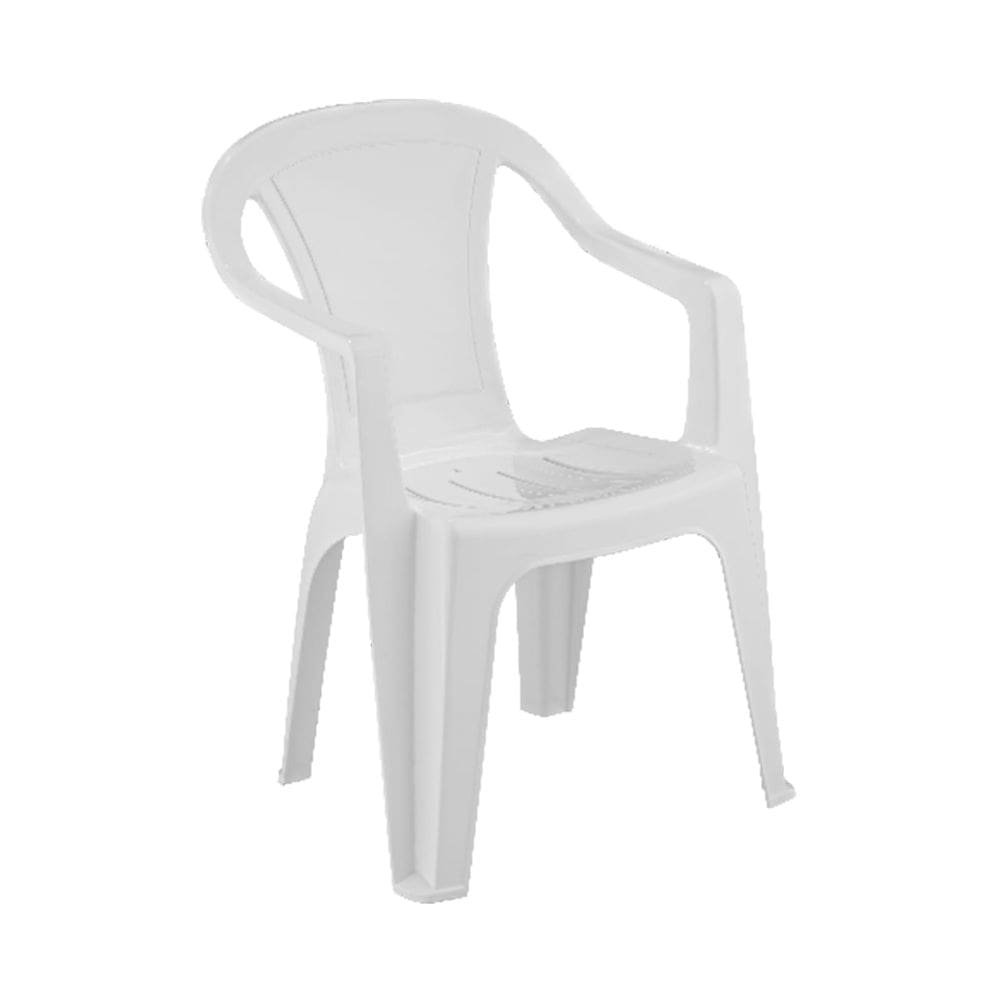 Cadeira Plástica Empilhável Oggi Branca Pisani