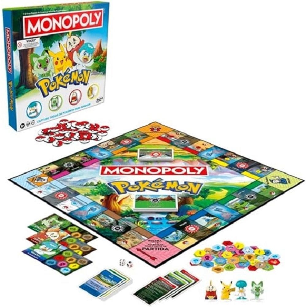 Monopoly Pokémon - Jogo de tabuleiro Edition Treinador Pokemon  – Hasbro