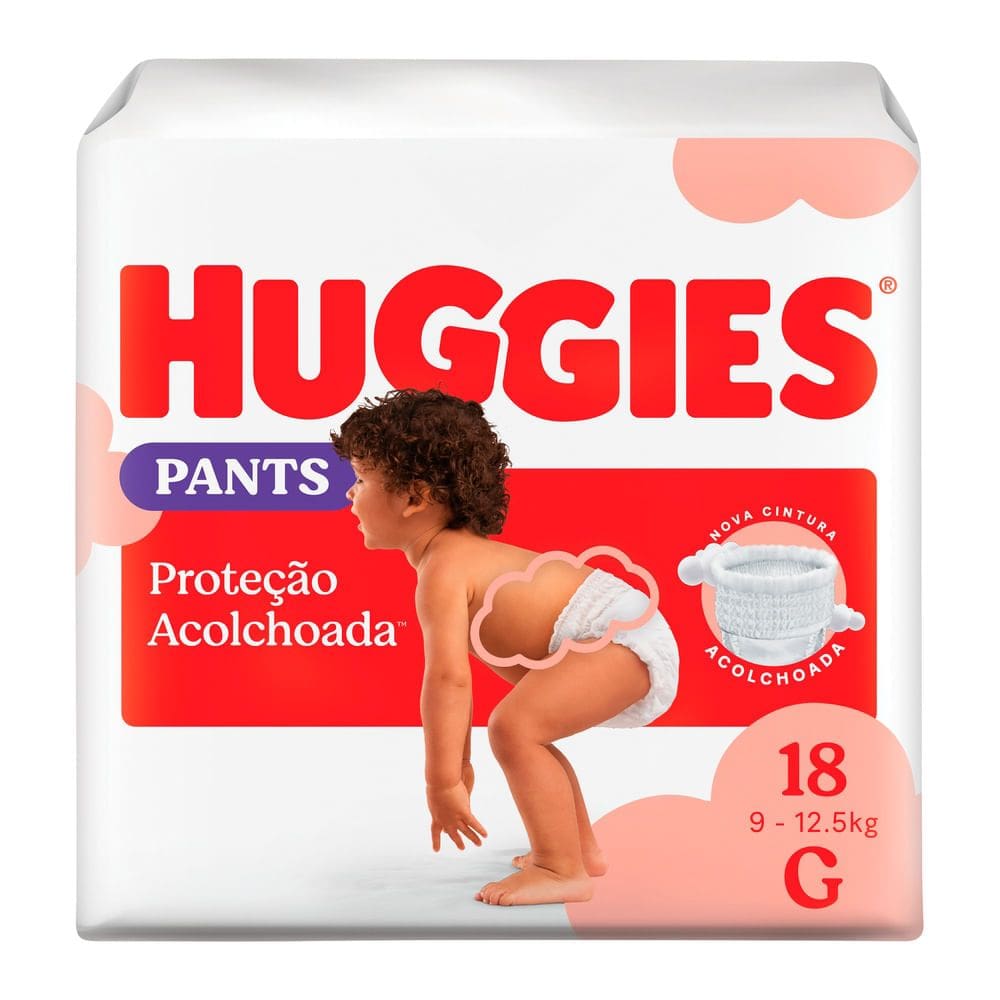 Fralda Roupinha Huggies Supreme Care Tamanho G Pacote Jumbo 18 Fraldas Descartáveis