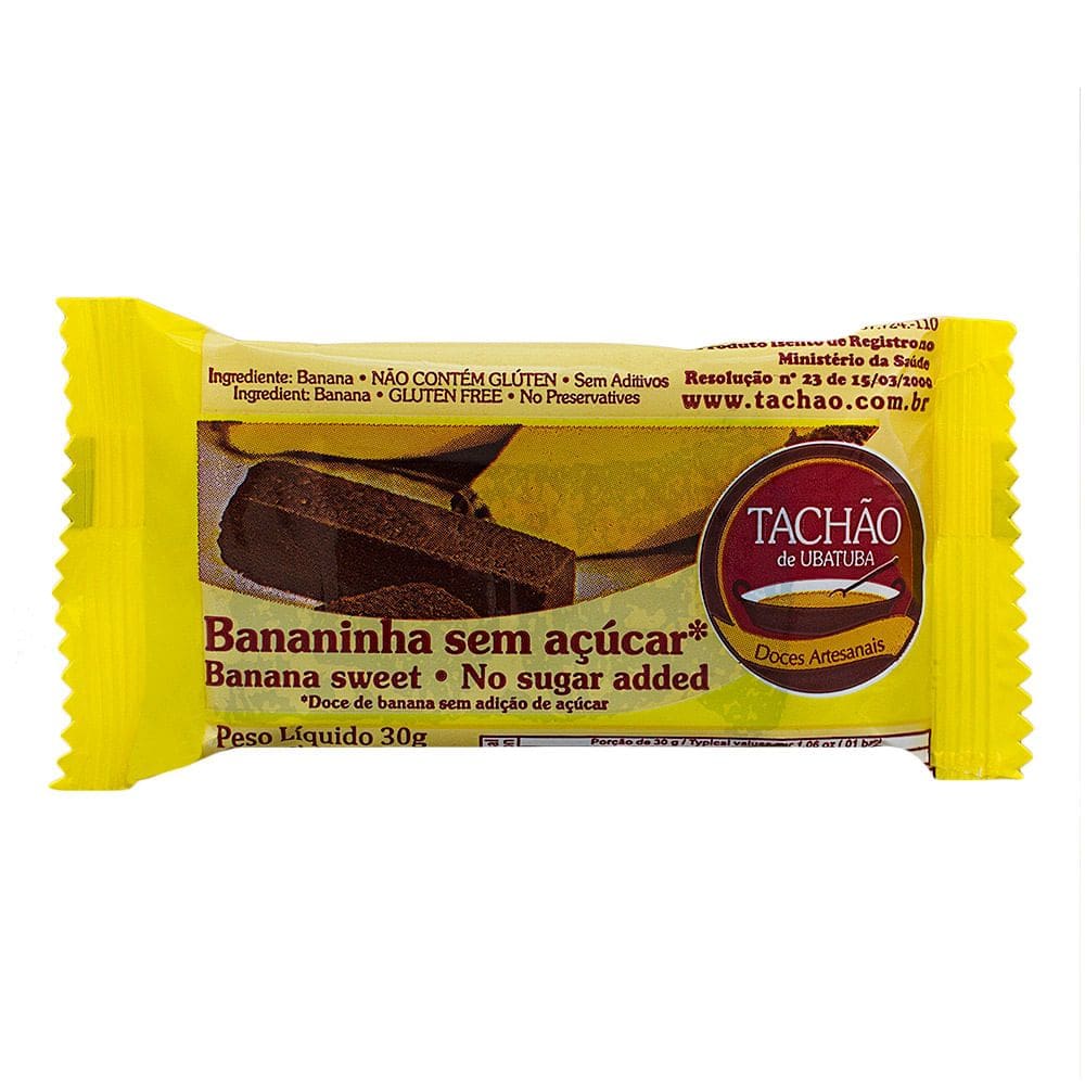 Doce Bananinha Tachão sem Açúcar com 30g