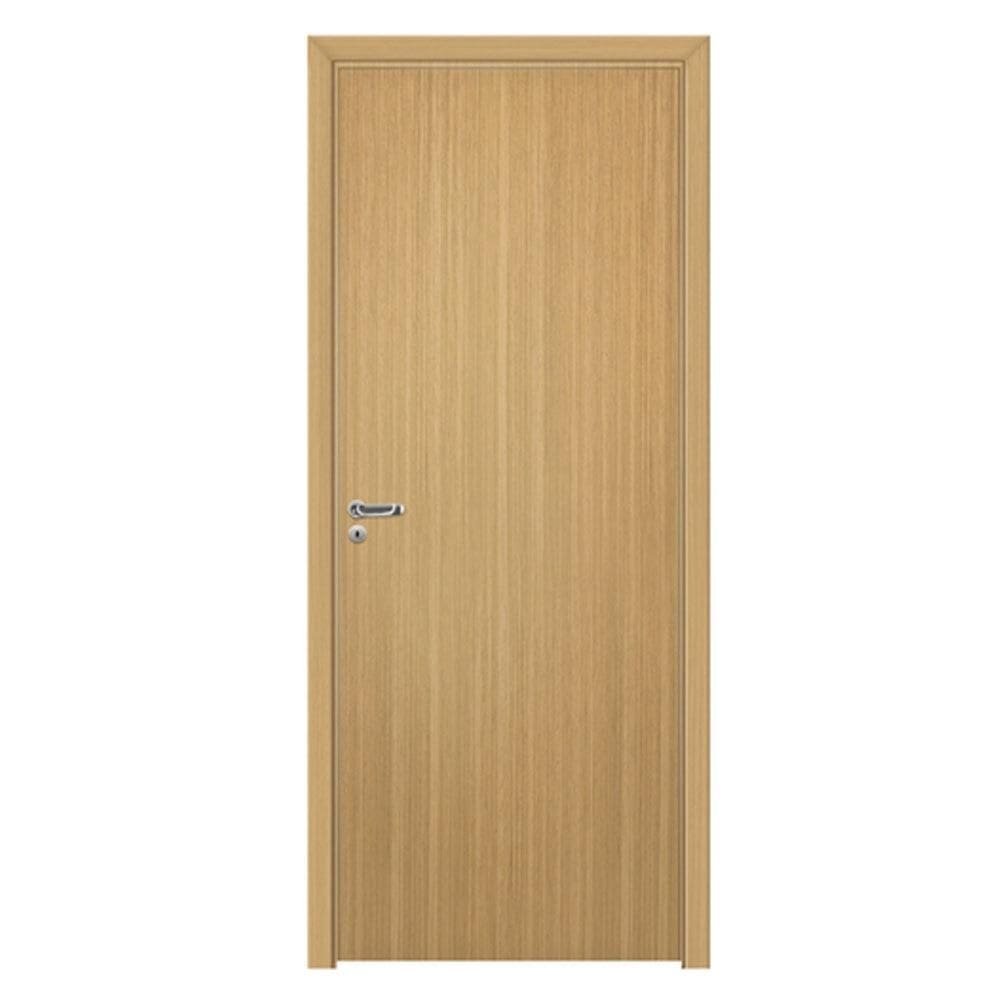 Kit Porta Interna de MDF Pinhal, Abertura à Direita, Freijó - 85x213 cm