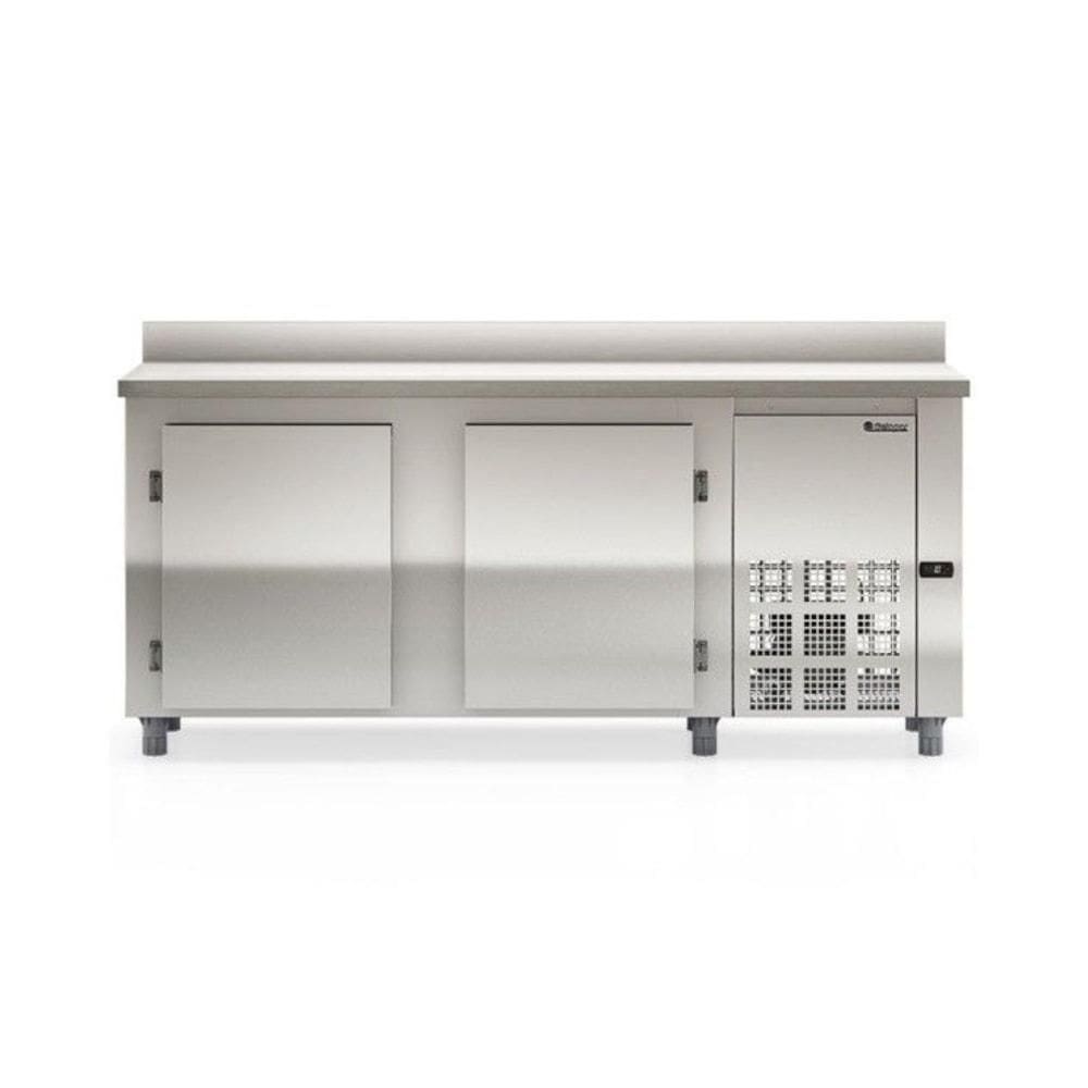 Balcão Refrigerado de Encosto 2,00m Inox GBFE-200 Gelopar 220V.