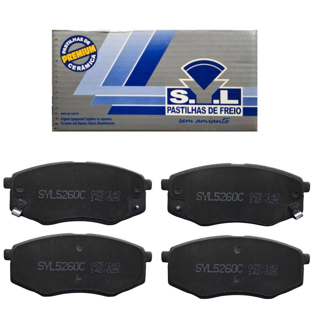 Jogo de Pastilhas de Freio Dianteira Syl5260 P/ IX35 2.0/Sonata/Sportage 2.4 2011> / Tucson 2010>