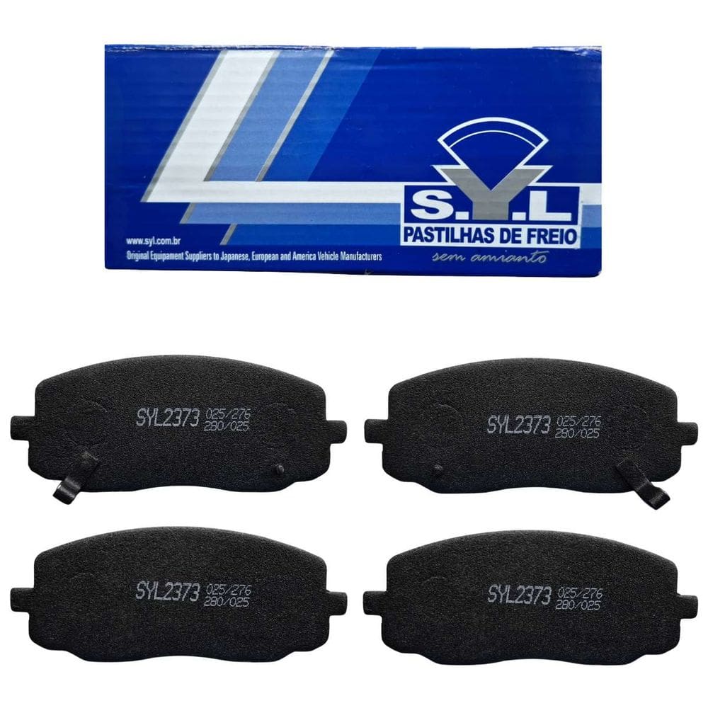 Jogo de Pastilhas de Freio Dianteira Syl2373 P/ Kia Picanto 1.0/1.1 Abril/2004 a 2011