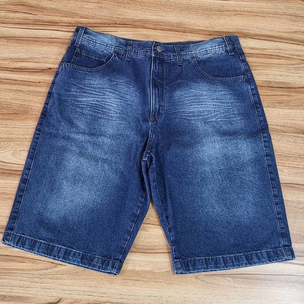 Bermuda Masculina Jeans Com Elastano Louys Jordan Plus Size
