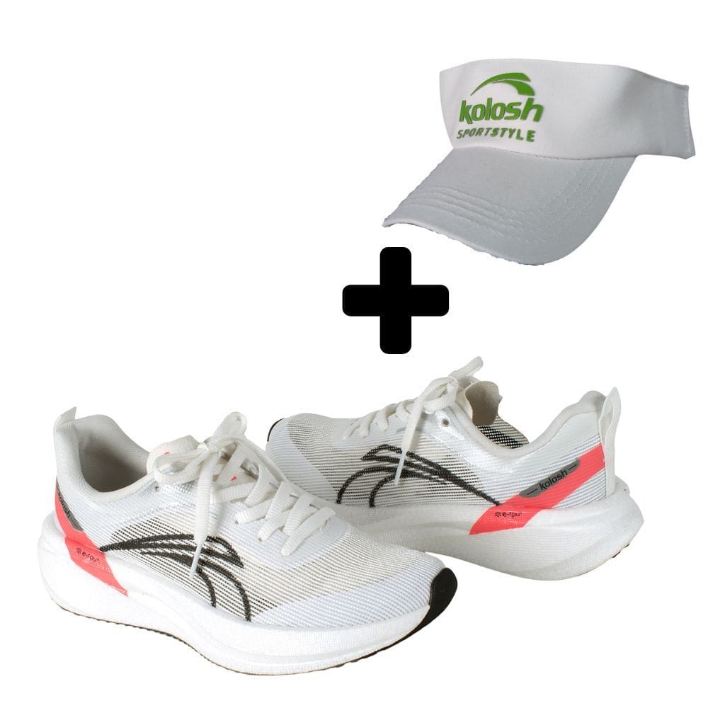 tenis feminino kolosh kit esportivo performance noturno