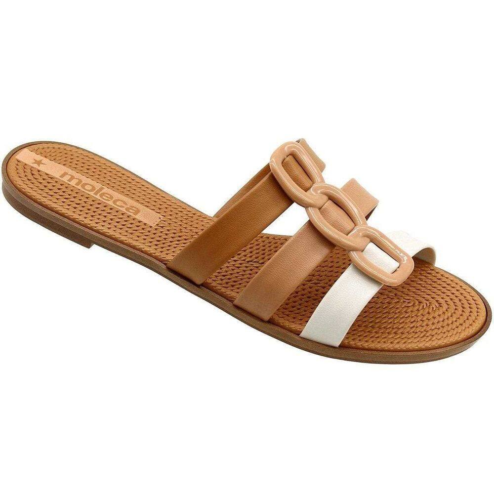 Tamanco Feminino Moleca Rasteira Fivela